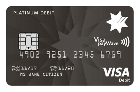 nab visa platinum debit card